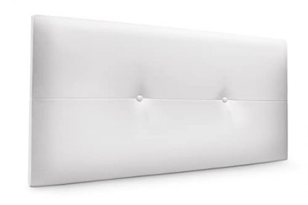 Cabecero tela blanco