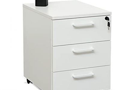 Cajonera ruedas blanca