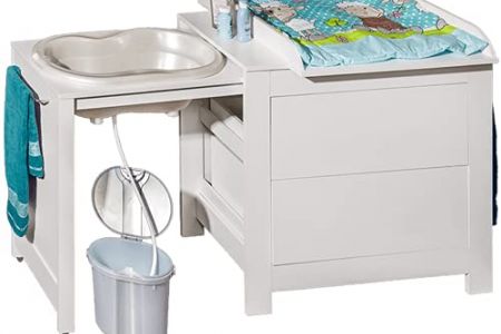 cómoda cambiador bañera bebé