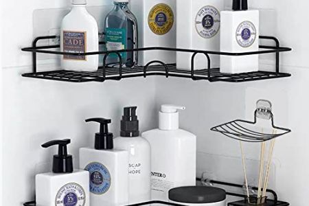 estantería baño metálica