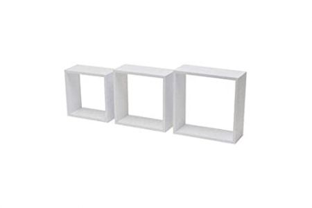 estantería cubos pared