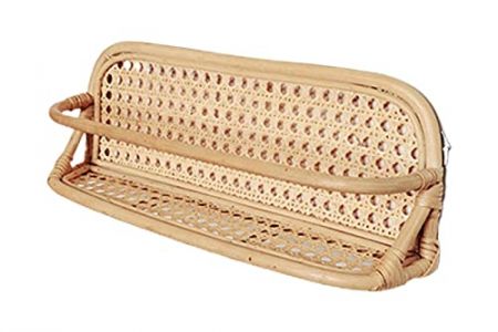 estantería mimbre