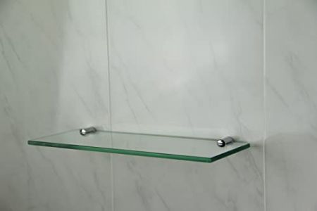 estantería vidrio