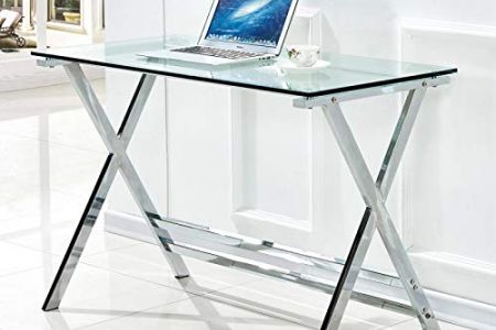 Mesa escritorio cristal