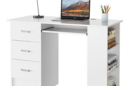 Mesa estudio blanca
