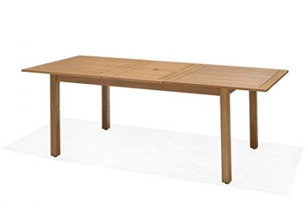 Mesa jardín extensible