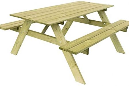 Mesa picnic madera
