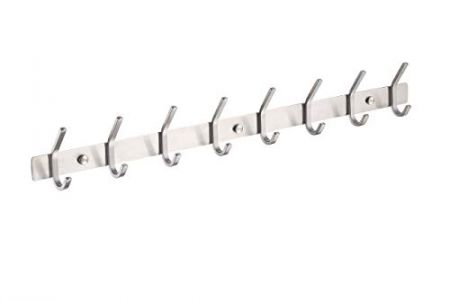 Perchero pared 8 ganchos