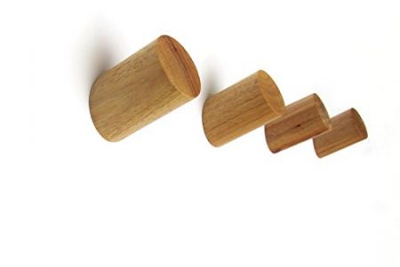 Perchero pared madera roble