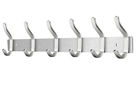Perchero pared plata