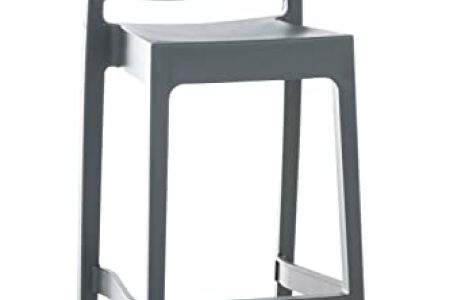 Taburete alto apilable
