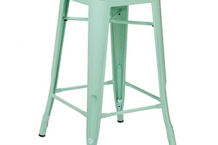 Taburete alto verde