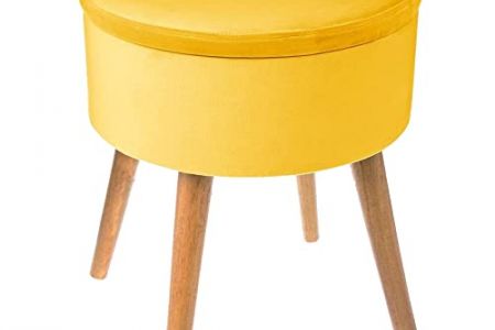 Taburete mostaza