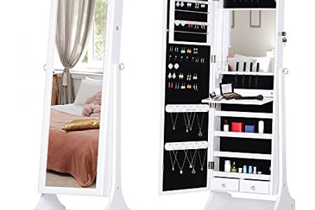 Mueble joyero con espejo