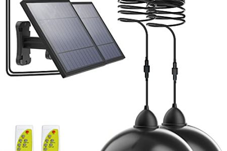 Lampara solar exterior jardín