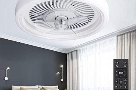Lampara ventilador techo con mando