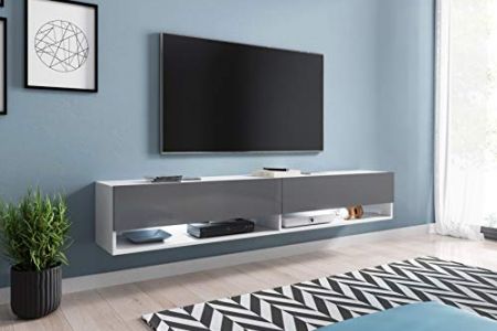 Mueble tv 180 cm blanco