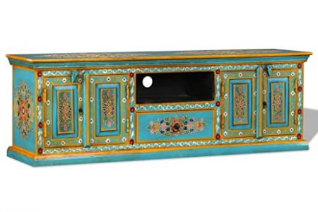Mueble tv azul