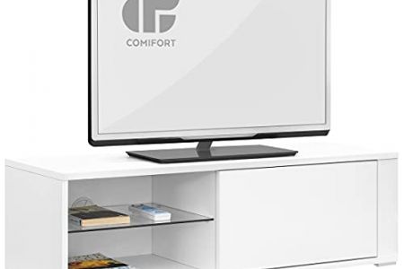 Mueble tv blanco mate