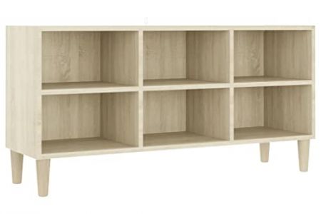 Mueble tv madera roble