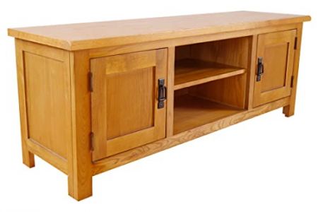 Mueble tv roble macizo