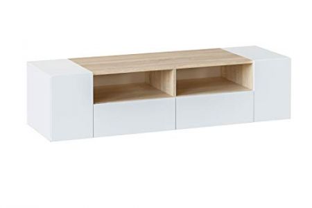 Mueble tv salón blanco