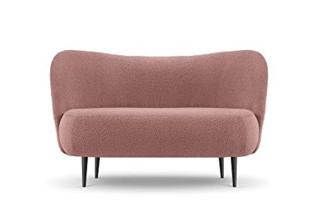 Sofá 2 plazas rosa