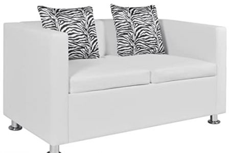 Sofá cama 2 plazas blanco