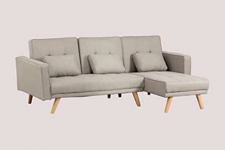 Sofá cama chaise longue 4 plazas