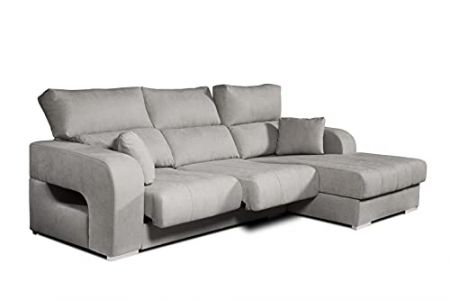Sofá chaise longue tela antimanchas