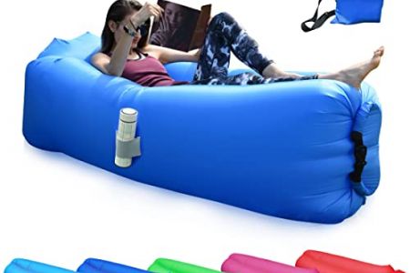 Sofá hinchable con almohada