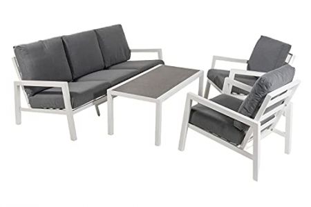 Sofá jardín aluminio