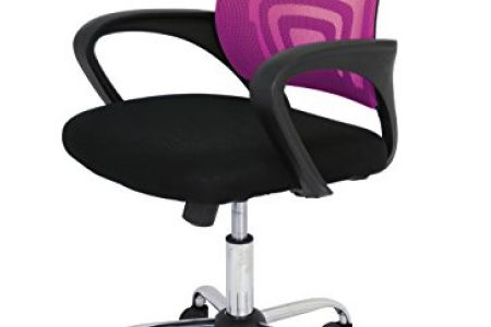 Silla oficina rosa