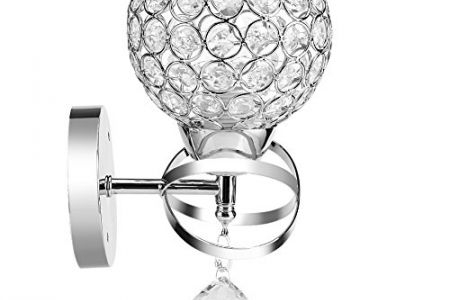 Aplique cristal pared
