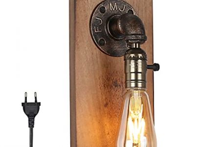 Aplique de pared con interruptor