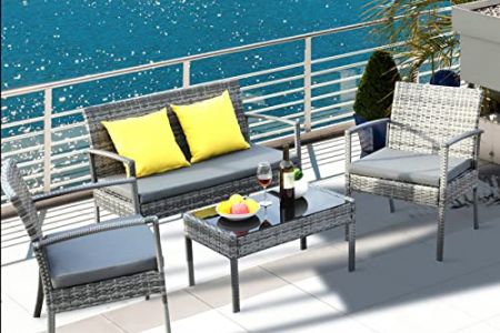 Conjunto de sofá +2 sillas y mesa jardín