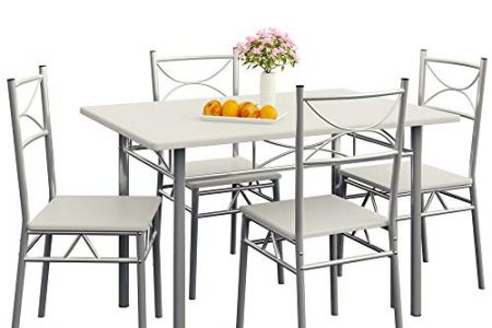 Conjunto mesa plegable y sillas cocina