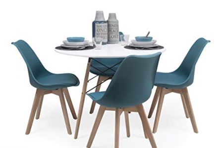 Conjunto mesa y sillas comedor blanco