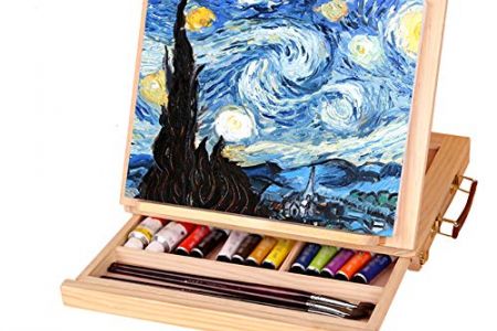 Escritorio con caballetes