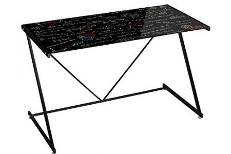 Escritorio cristal negro