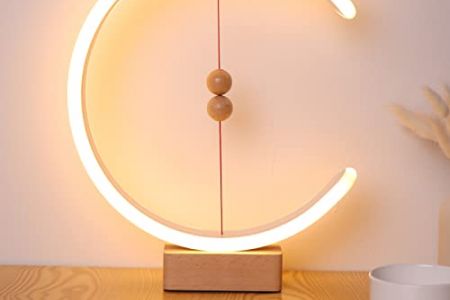 Lampara escritorio madera