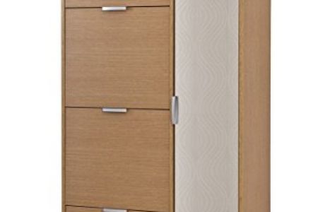 Mueble zapatero con espejo