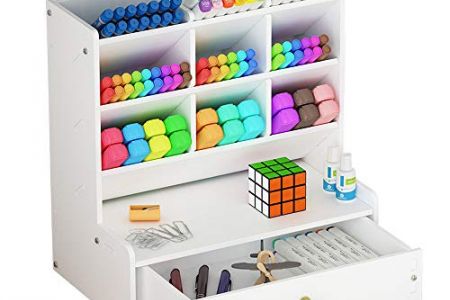 Organizador de escritorio blanco