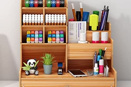 Organizador de escritorio de madera