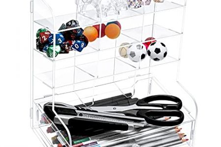 Organizador escritorio transparente