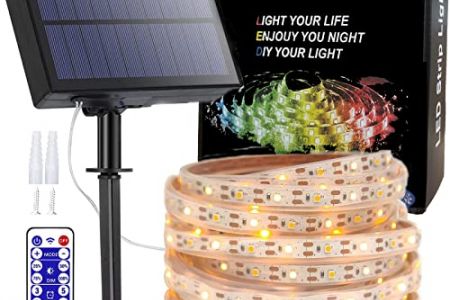 Tira led solar exterior